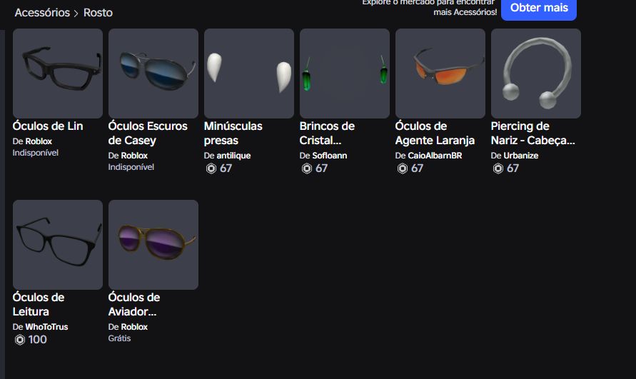 Conta Roblox (muitos robux gastos)