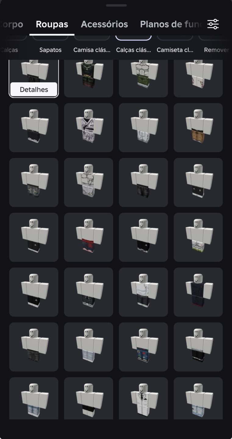 Conta Roblox com Skins, Robux e Gamepasses