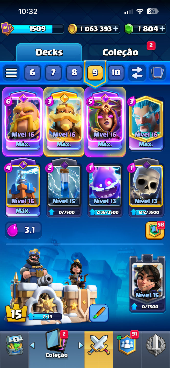 CONTA BRAWL STARS - 20.898 TROFÉUS | 77/103 BRAWLERS | PRESTÍGIO 9