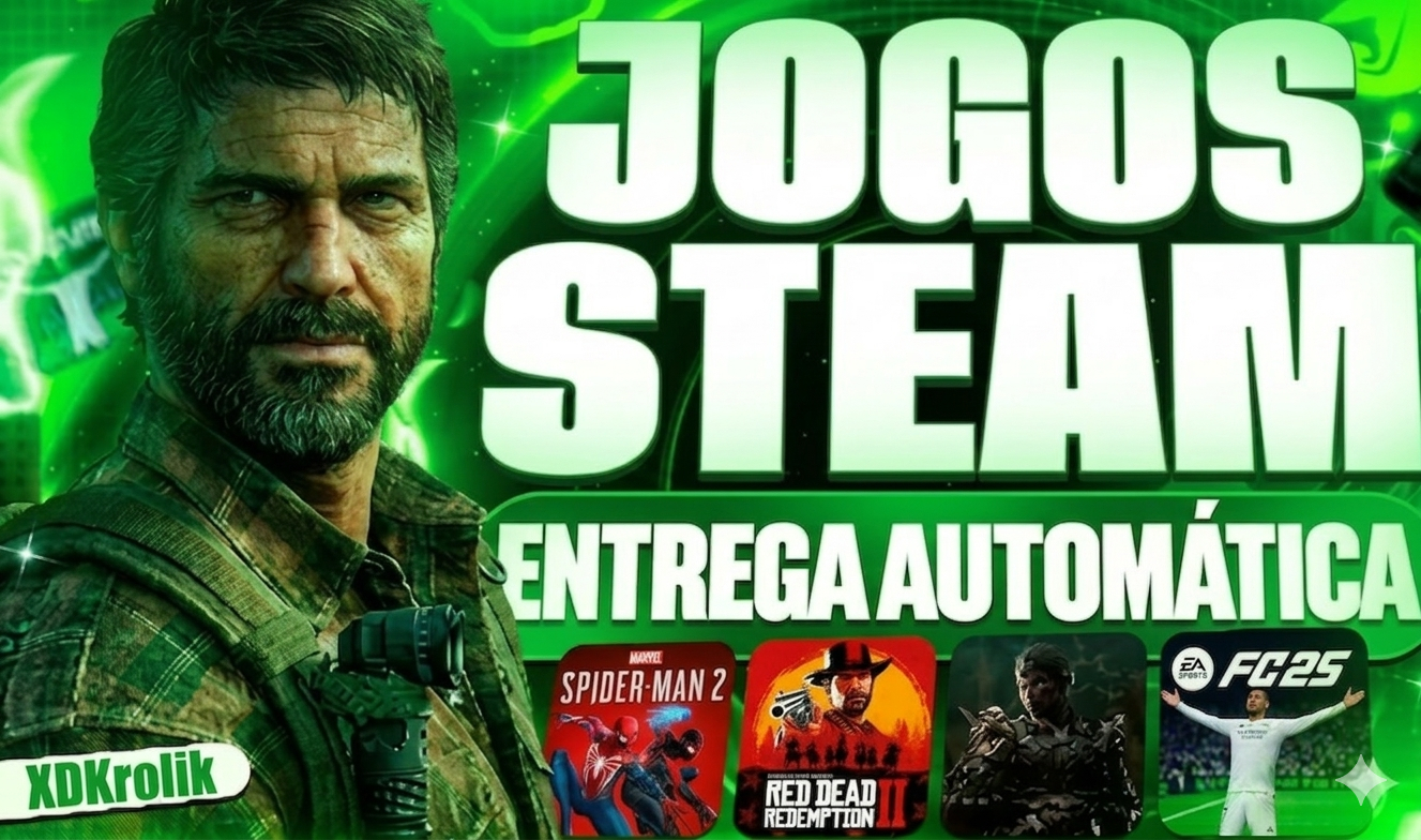 MENOR PREÇO - JOGOS STEAM LANÇAMENTOS E CLÁSSICOS-CONTAS OFFLINE E COMPARTILHADA