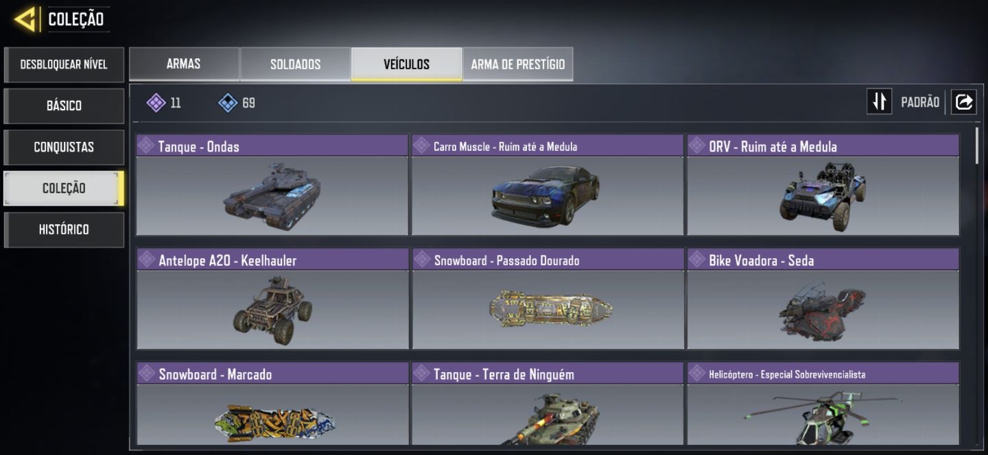 Conta Cod Mobile TOP