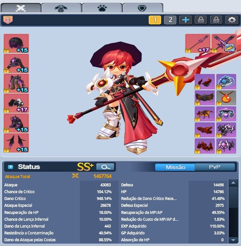 Conta EndCame GrandChase Classic C-Lvl 842 | 25 Chars Full 1.4KK+