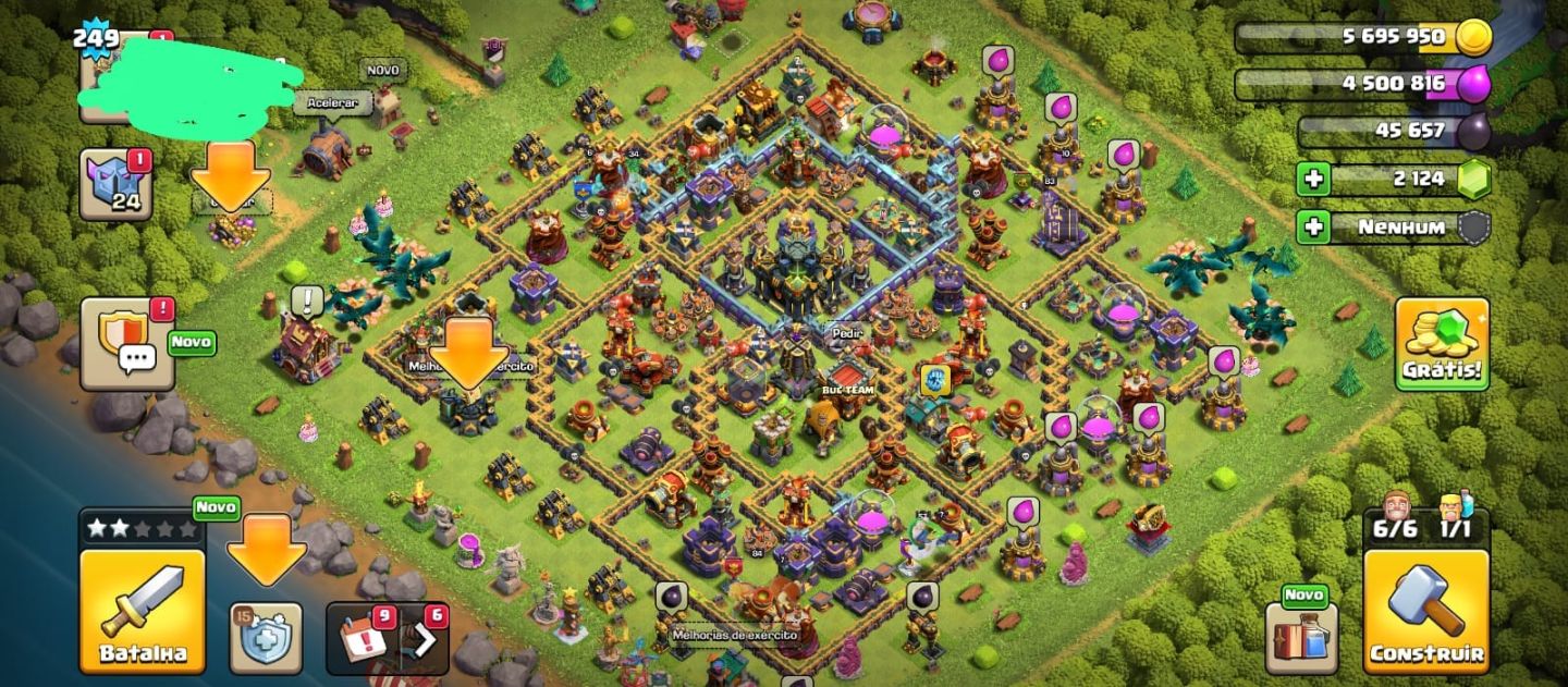 CONTA CLASH OF CLANS CV 17