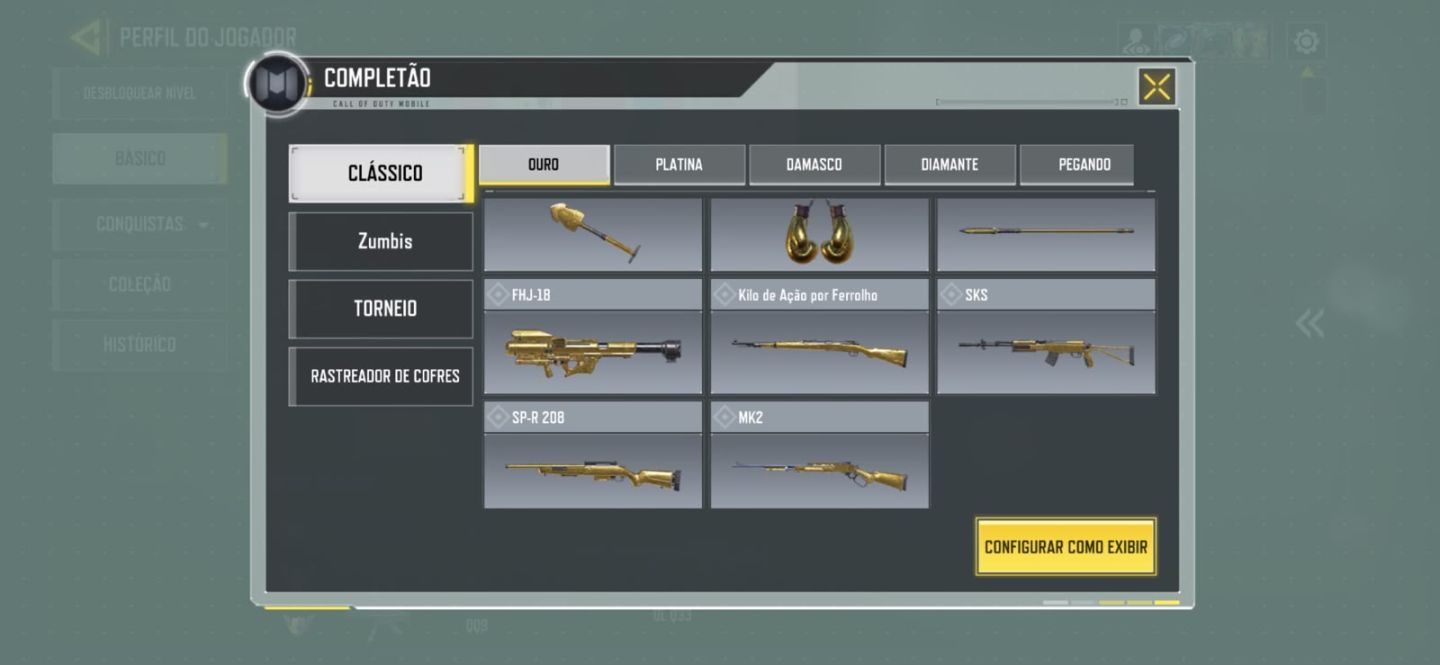 Conta Call of Duty Mobile criada 2019