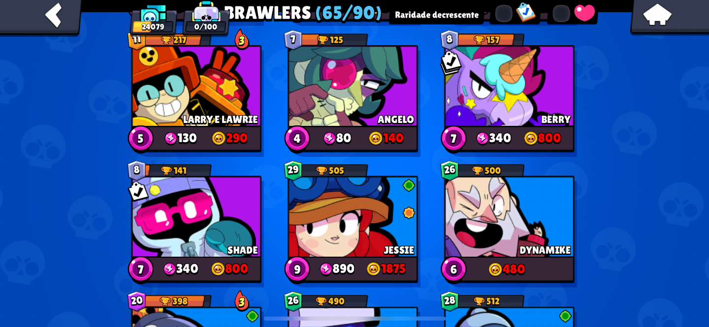 Conta Brawlstars 2018 24000 troféus