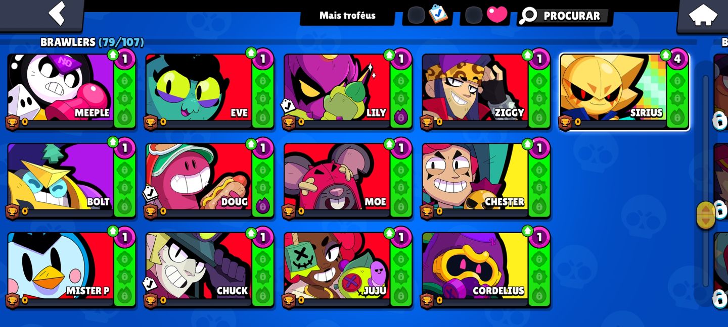 Conta de brawl stars top e barata pra sair rapido