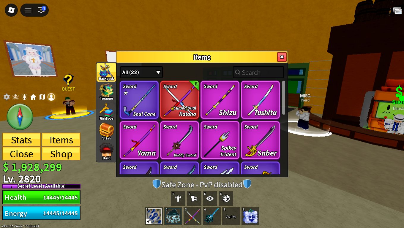 CONTA FOCADA EM PROJECT SLAYER 2 E BLOXFRUITS NO PRECINHO!!!