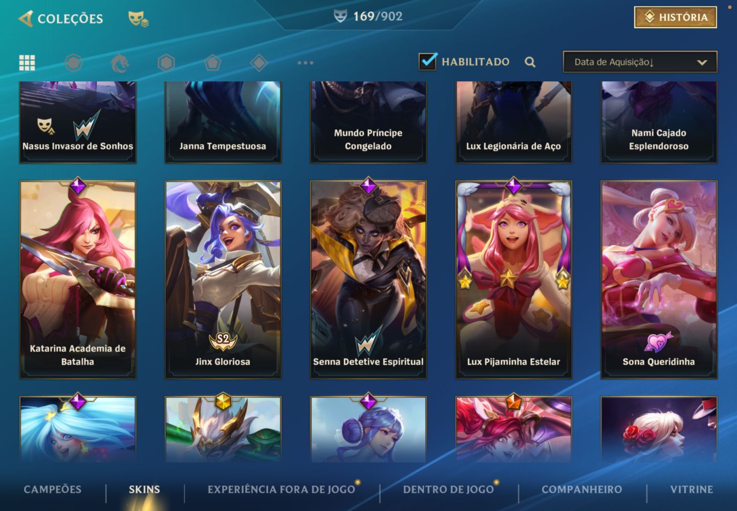 Conta Wild Rift Main sup/mid fadinha com bordas + conta lol Ahri lenda ascendida