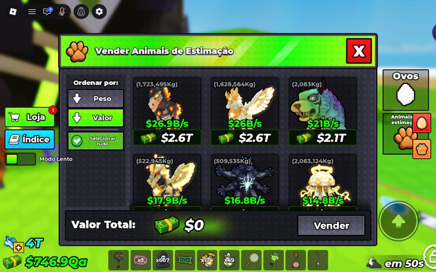 Conta Roblox - Roube Um Ovo 2.6t/s, com um ovo de 1t na base