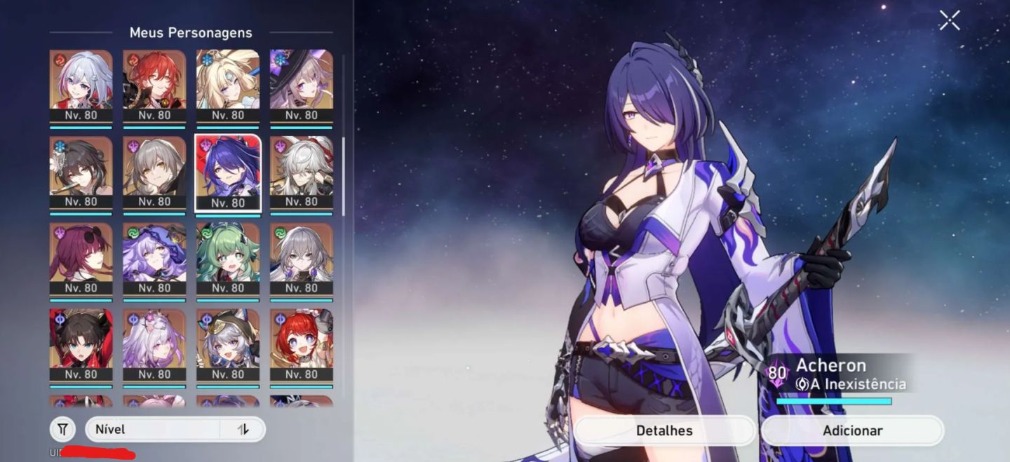 HSR TL LV70 NA - Evernight E2, Firefly E2, Archer E2, Silverwolf LV999 ++