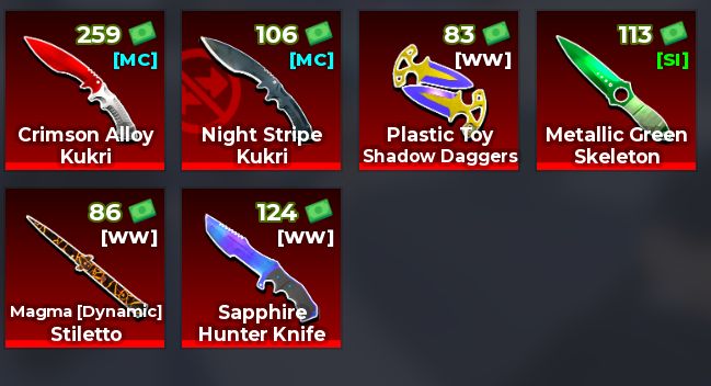 SNIPER ARENA SKINS RARAS ROBLOX!