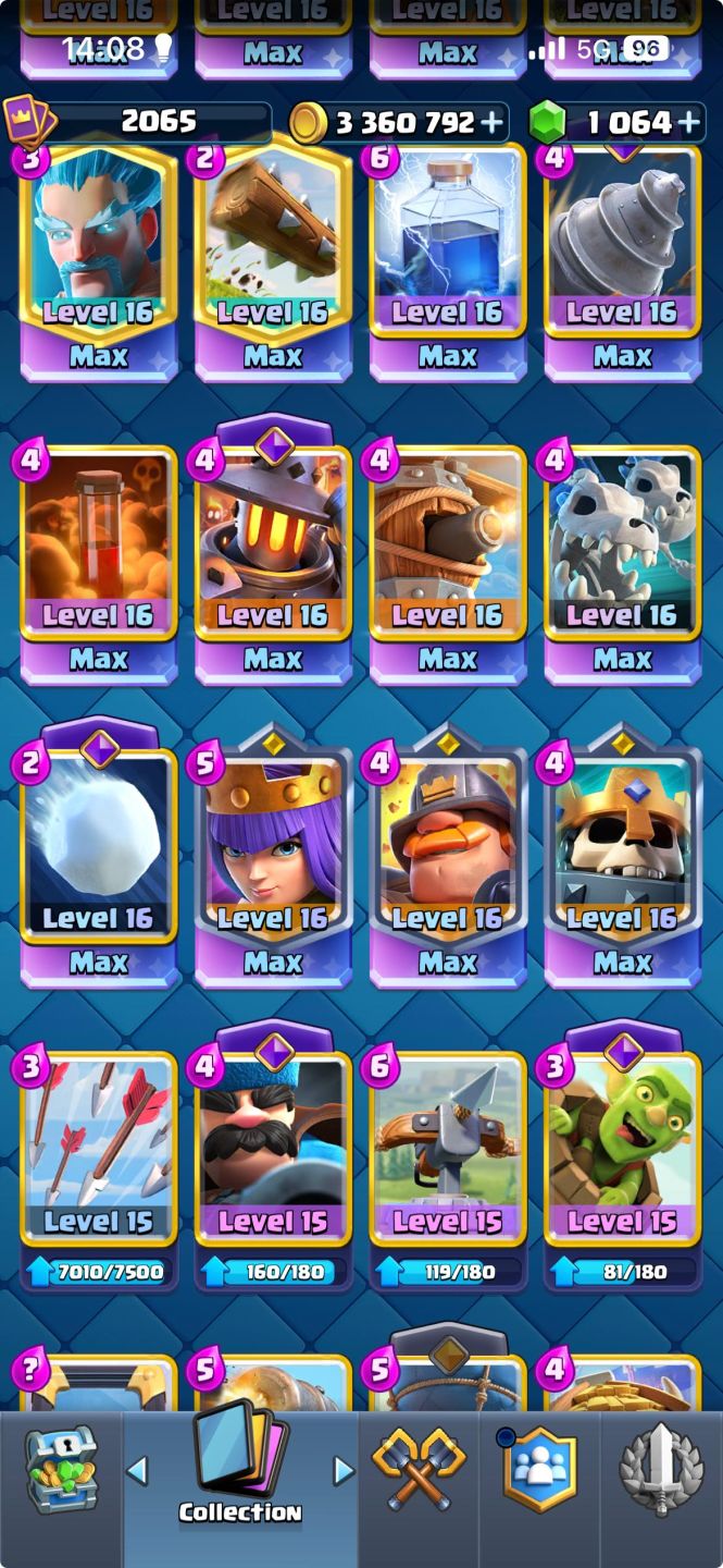 Conta de Clash Royale UPADA