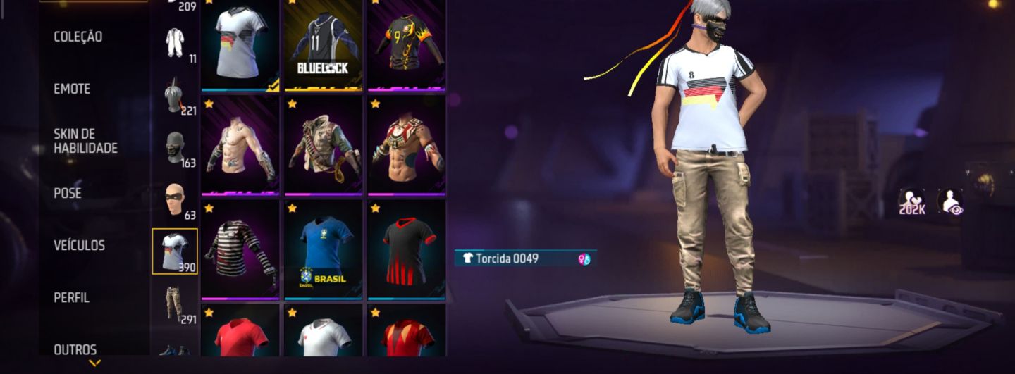 CONTA DE FREE FIRE GEMADA