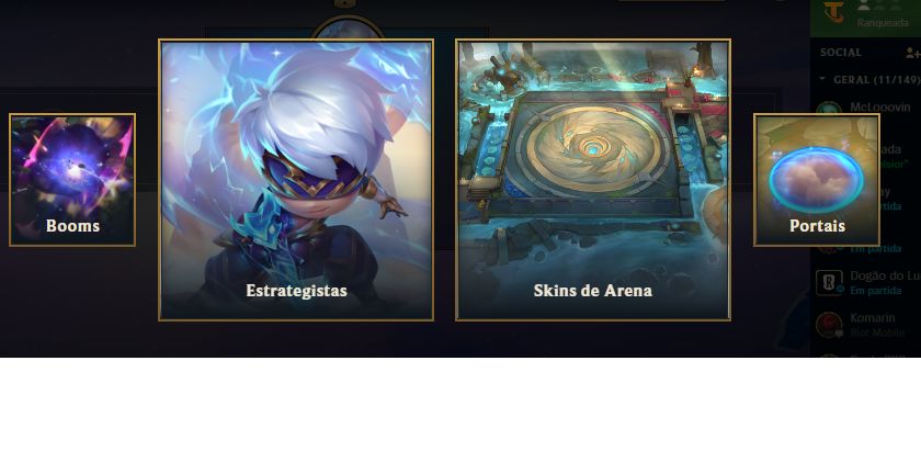 CONTA HIGH ELO COM MUITAS SKINS DE LOL VALORANT E TFT (SENDO SKINS RARAS)