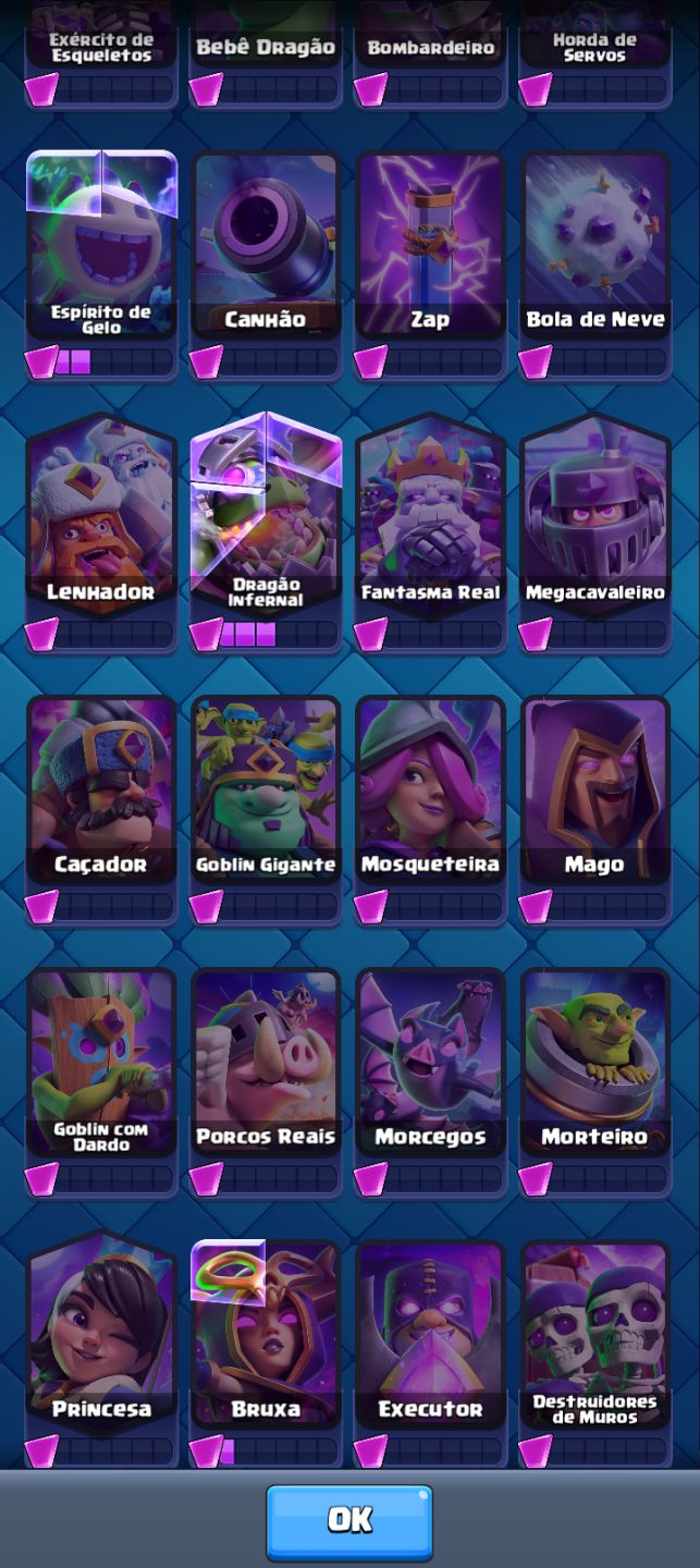 Conta de Clash Royale com pass royale