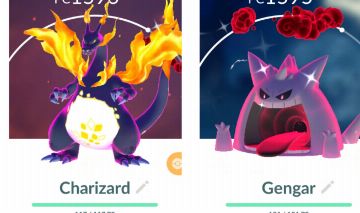 Pokemon Go Charyzard e gengar gmax Shiny, leia a descrição