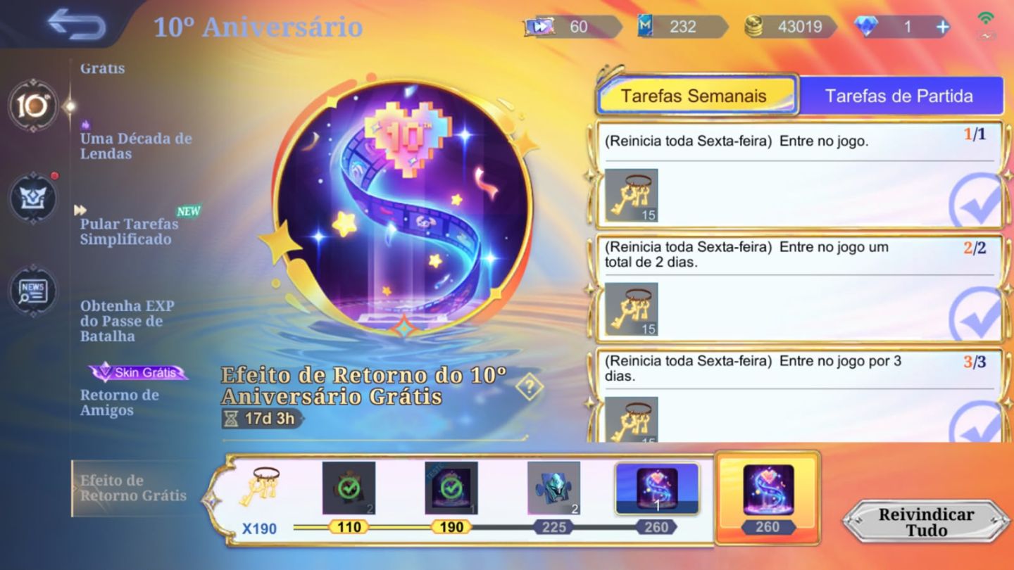 FARM DE MISSÕES DIÁRIAS E EVENTOS MLBB - 100% MANUAL E SEGURO