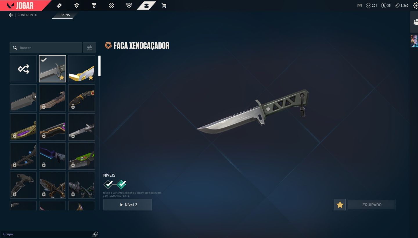 Conta top Conta com xeno , karambit sublime , vandal kuronami etc.. full acesso