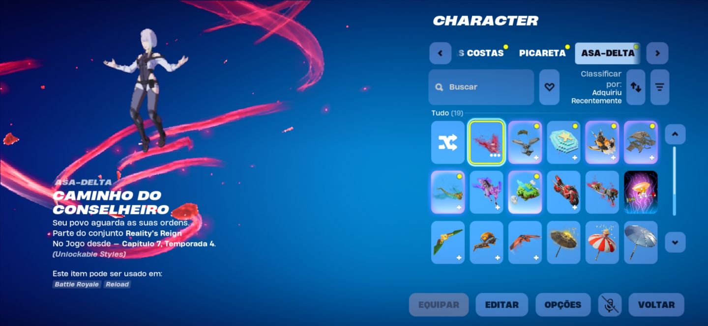 Conta epic games com skins de fortinite, saldo na conta e Hogwarts Legacy