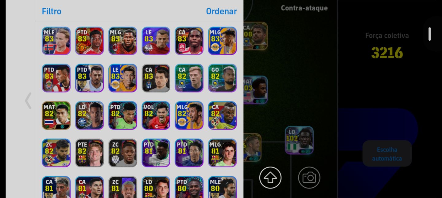 Conta de efootball com jogadores épicos de box paga