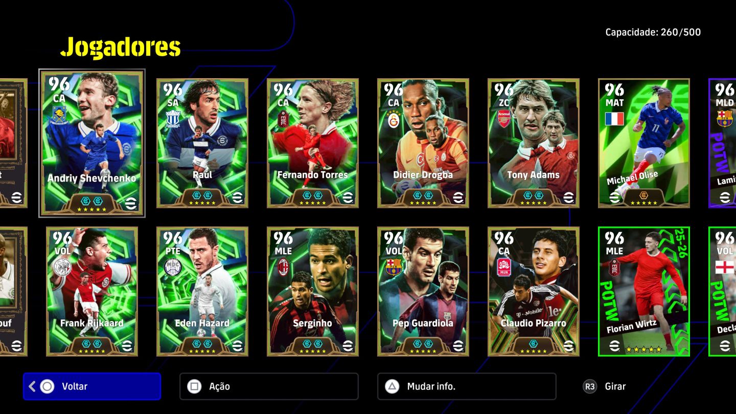 Conta Efootball Playstation ( Messi 110 Over e +)