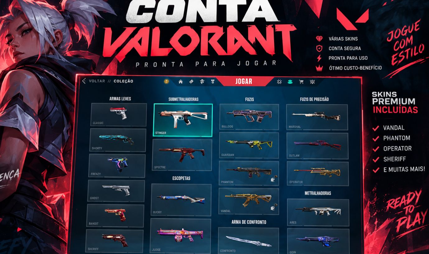 Conta valorant varias skins ex imo 2