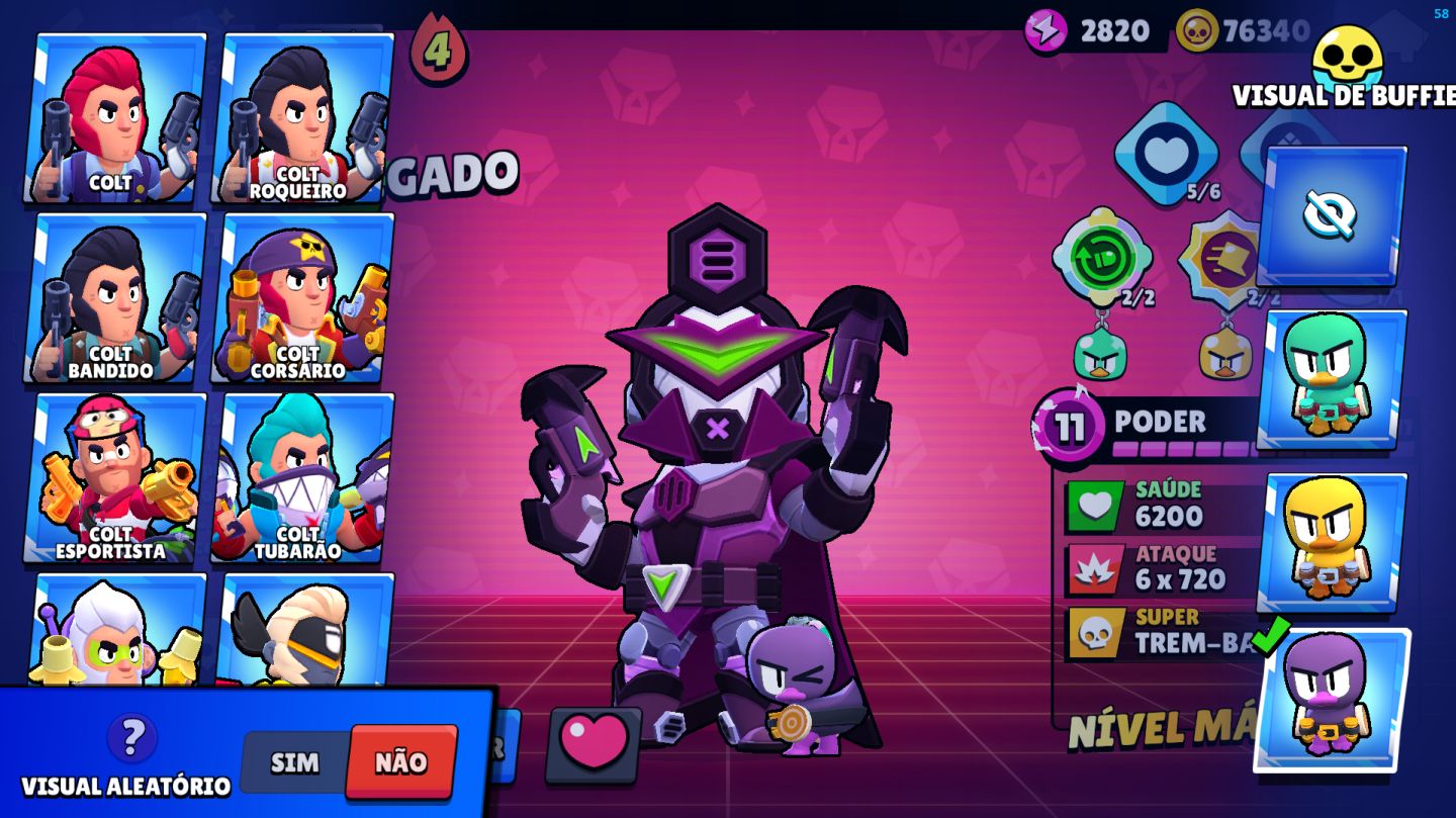 Conta Brawl Stars Full Lvl 11