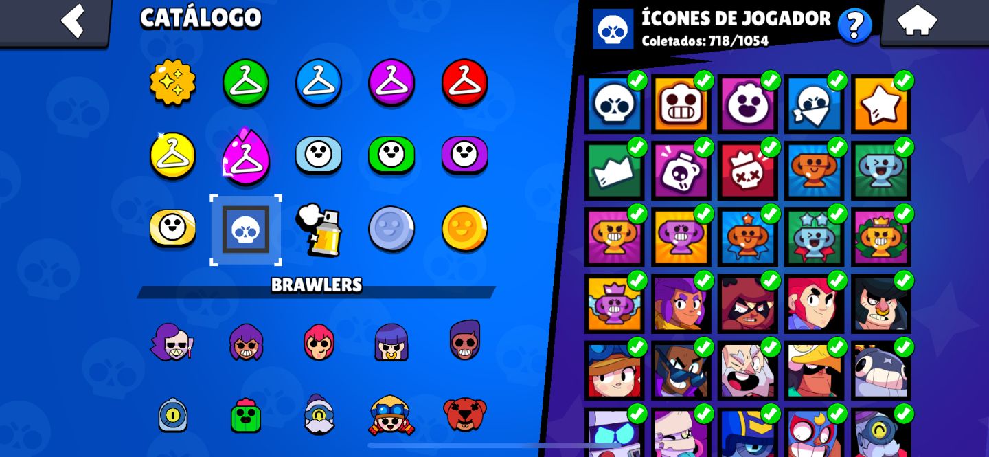 Conta de Brawl Stars | 3 Prestígios | Mestre | 120K Troféus | 106 Brawlers