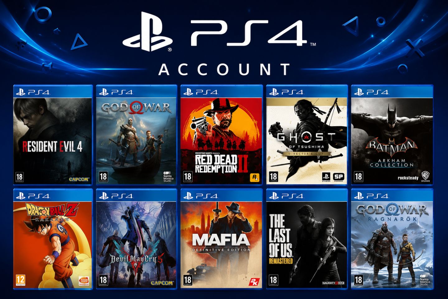 CONTA PLAYSTATION COM JOGOS TRIPLE AAA