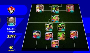 Conta EFOOTBALL SNEIJDER 106 KANE 106 CR7 105 GERRARD 105 TECNICO 90