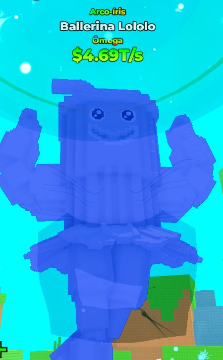 EMPURRE UM BLOCO DA SORTE - ROBLOX - BRAINROTS FORTES, ETERNAL E OMEGA!!!