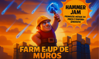 Clash of Clans - Upgrade de muros - HAMMER JAM DE NOVEMBRO PROMOÇÂO!!!