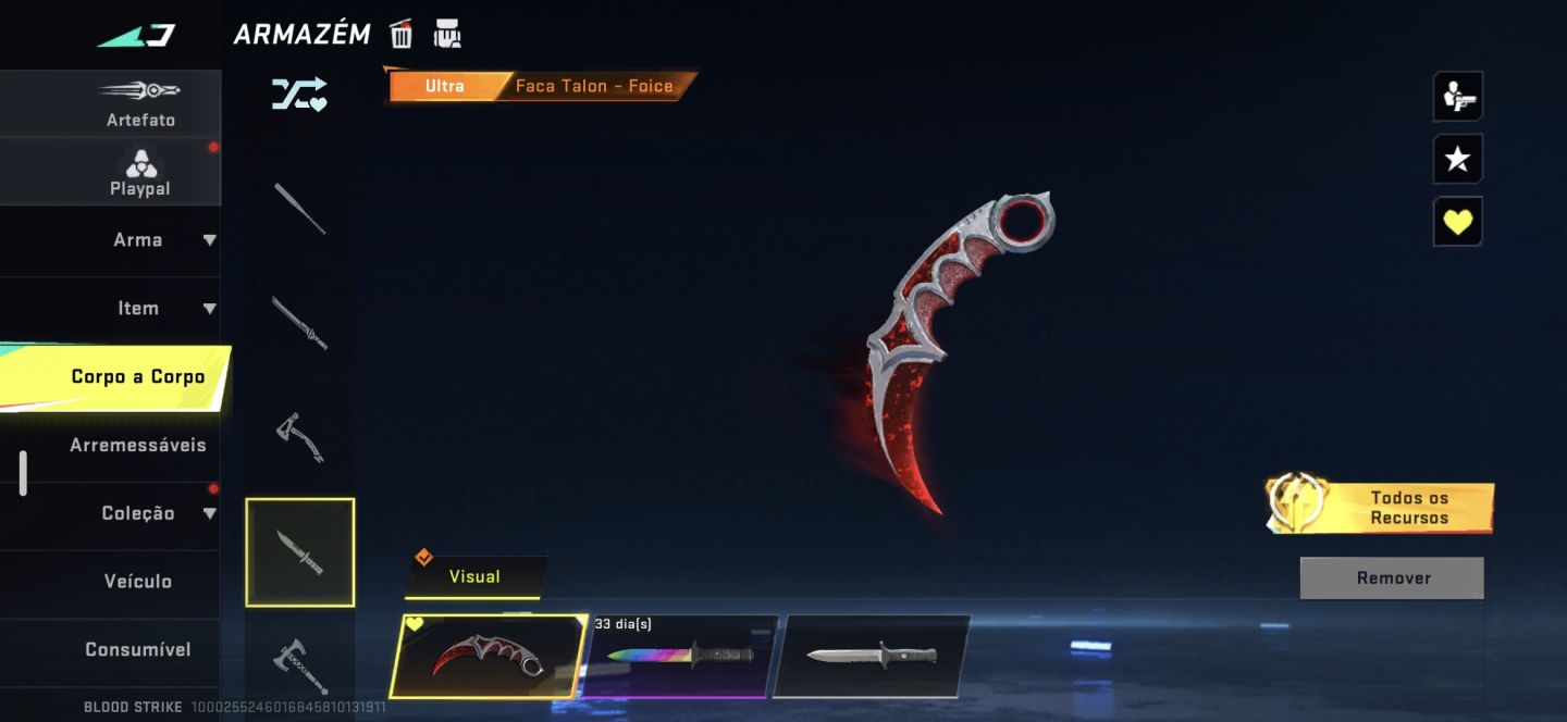 [Conta de Blood Strike] Com várias skins Eternas e Ultras