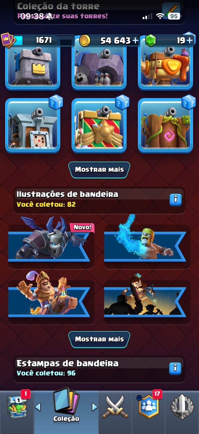 Conta Clash Royale
