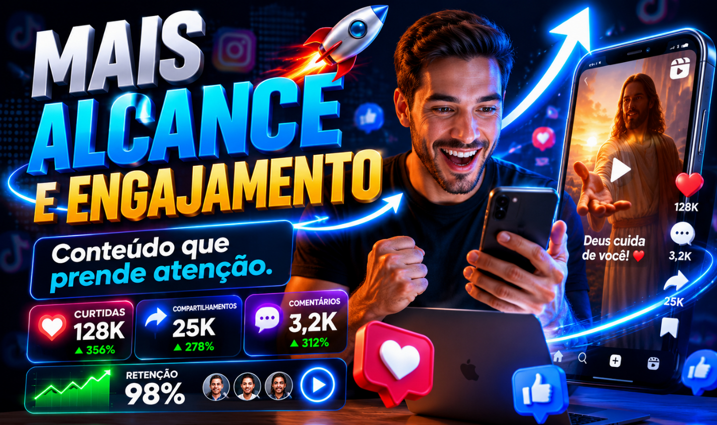 PACK 1.000+ VÍDEOS RELIGIOSOS CORTES VIRAIS ENTREGA AUTOMÁTICA MELHOR PREÇO