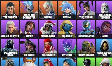 36 Skins | Doom Slayer, Geralt, Veronika e UNSC Spartan