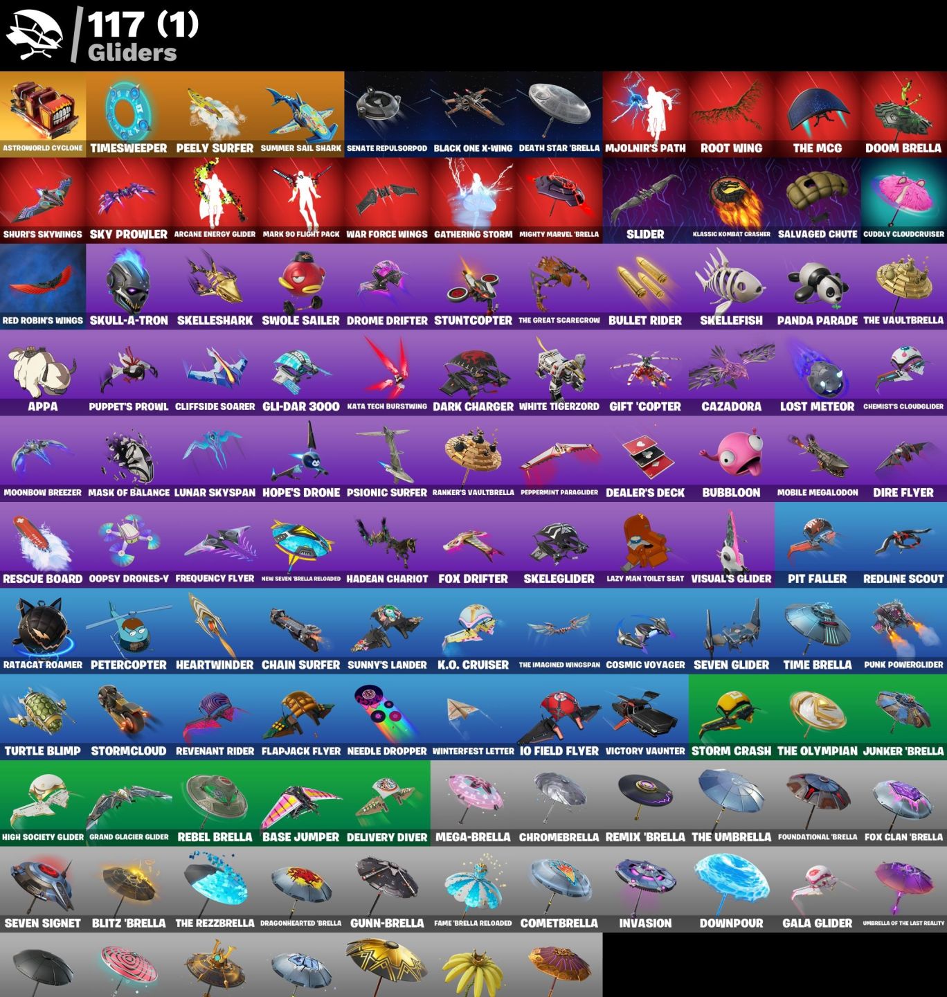 Conta Fortnite 48 SKINS / TIKI TRACKLER / MYSTIQUE/TEMPESTADE/TEMPESTADE/PETER G