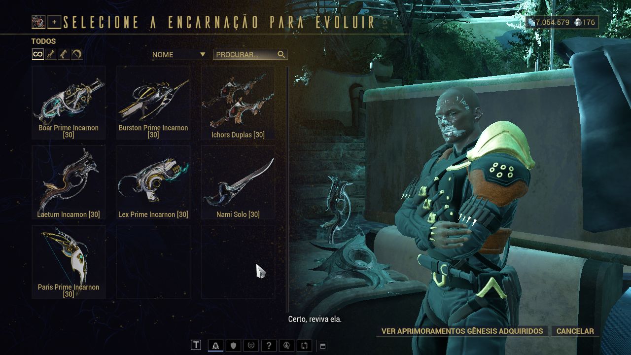 CONTA WARFRAME mr 17