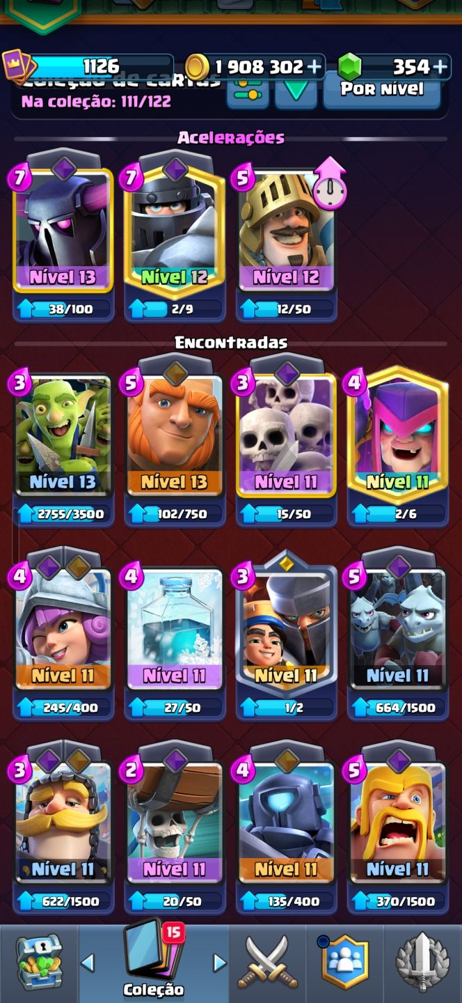 Conta brawl stars upada 28k de trofeus+ conta COC+ conta clash royale