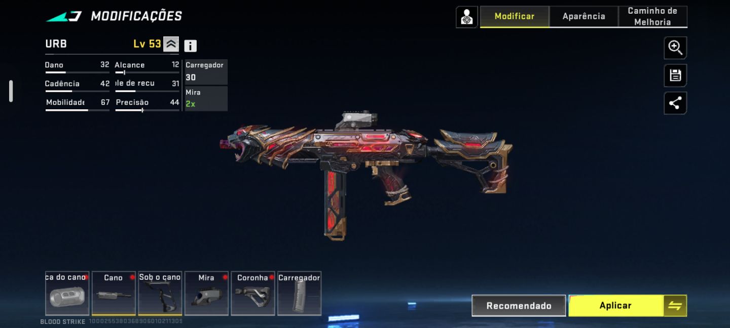 CONTA SIMPLES BLOODSTRIKE