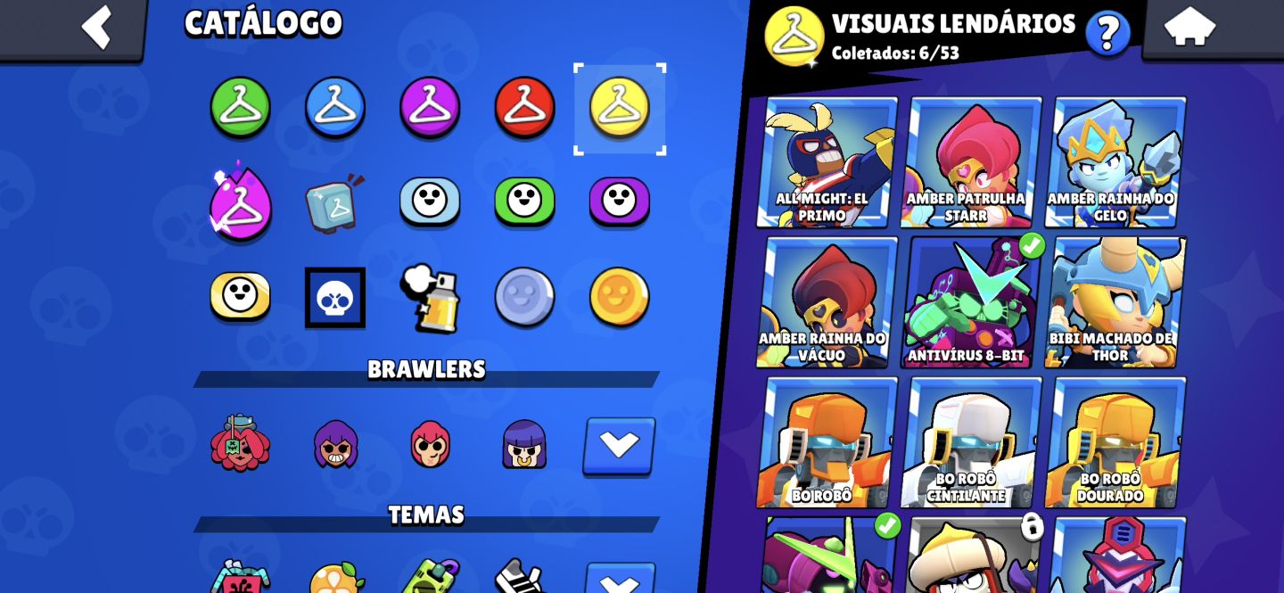 Conta de Brawl Stars criada em 2020