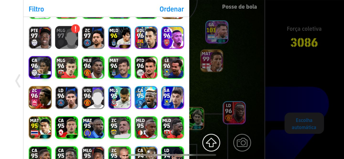 Pra sair rápido 3 contas efootball por 170