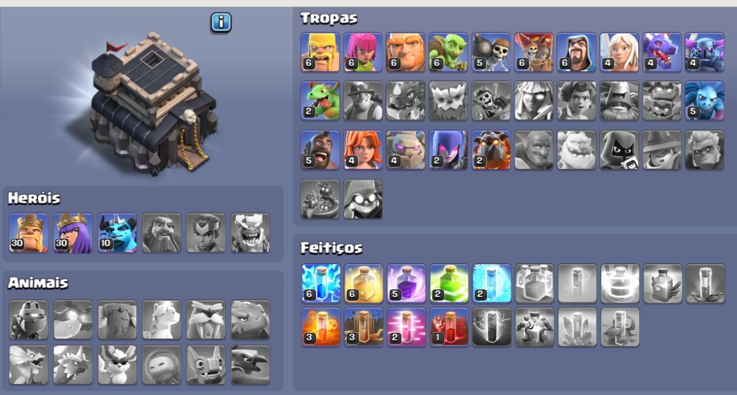 Conta Clash of Clans - Cv9
