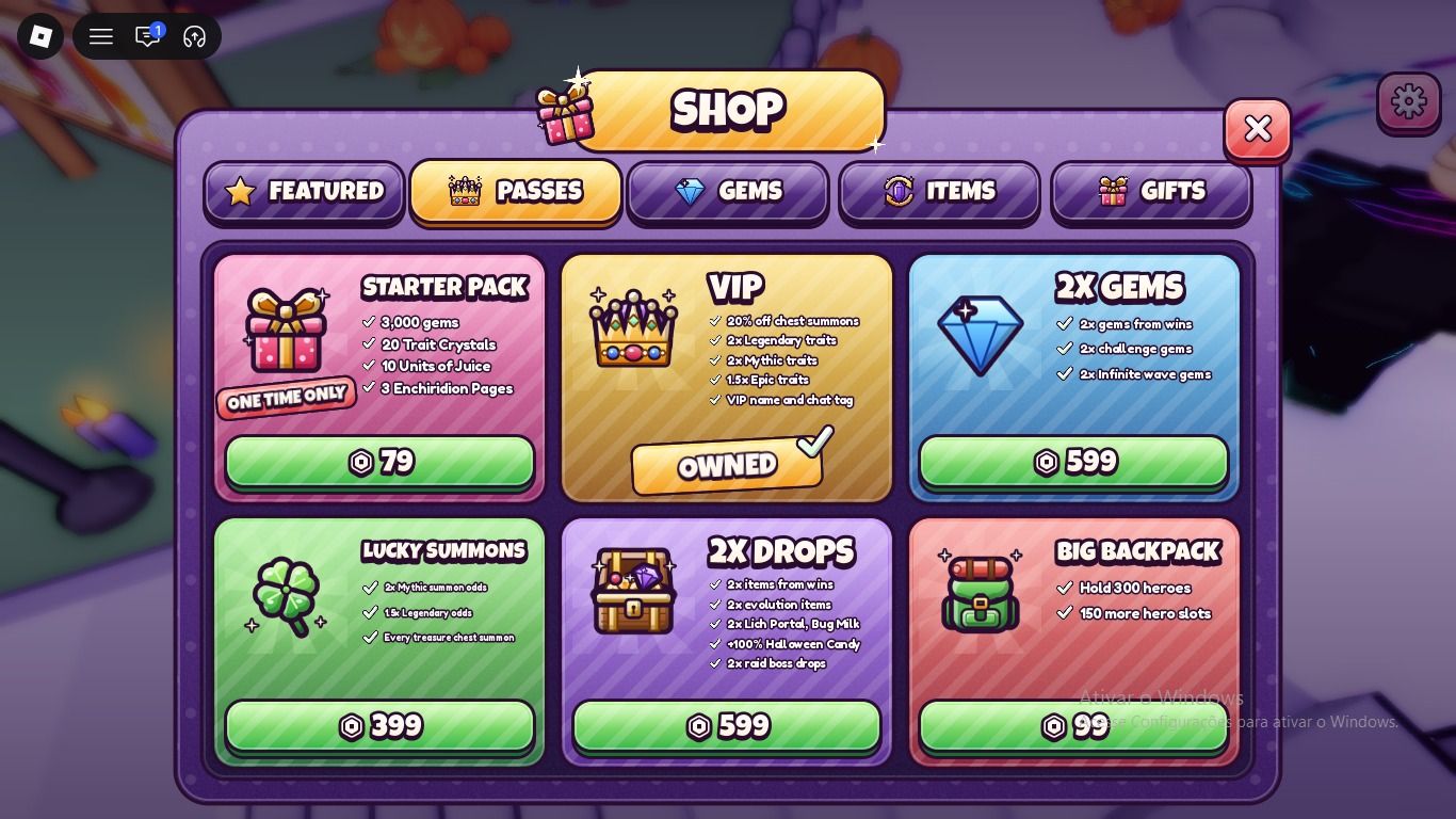 Conta Candy Kingdom Defense com Secreto e gamepass