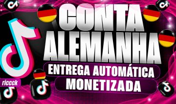 CONTA TIKTOK ALEMANHA MONETIZADA