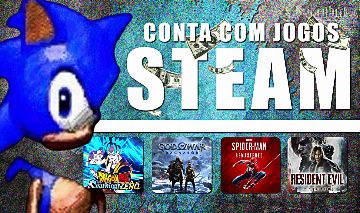 CONTA DA STEAM COM JOGOS OFFLINE!!!
