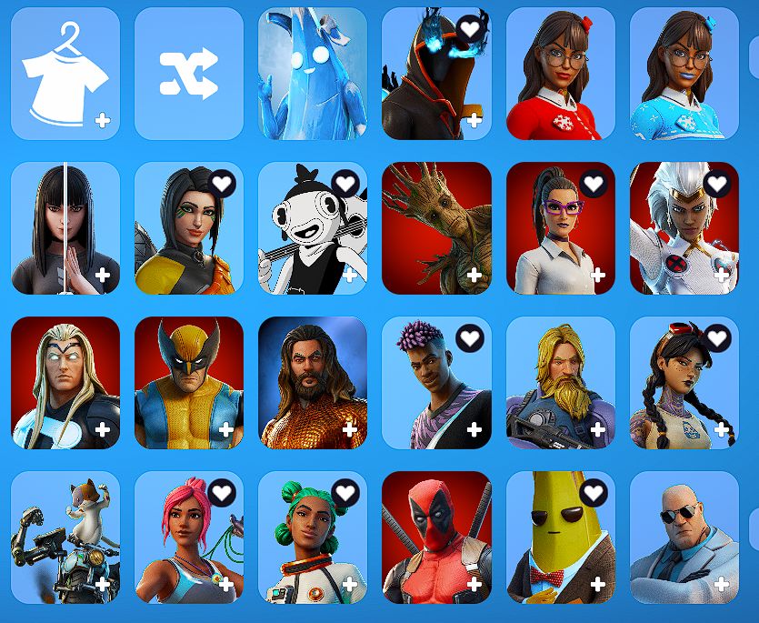 CONTA FORTNITE CRIADA CAPÍTULO 1 | 50+ SKINS | 1.150 V-BUCKS