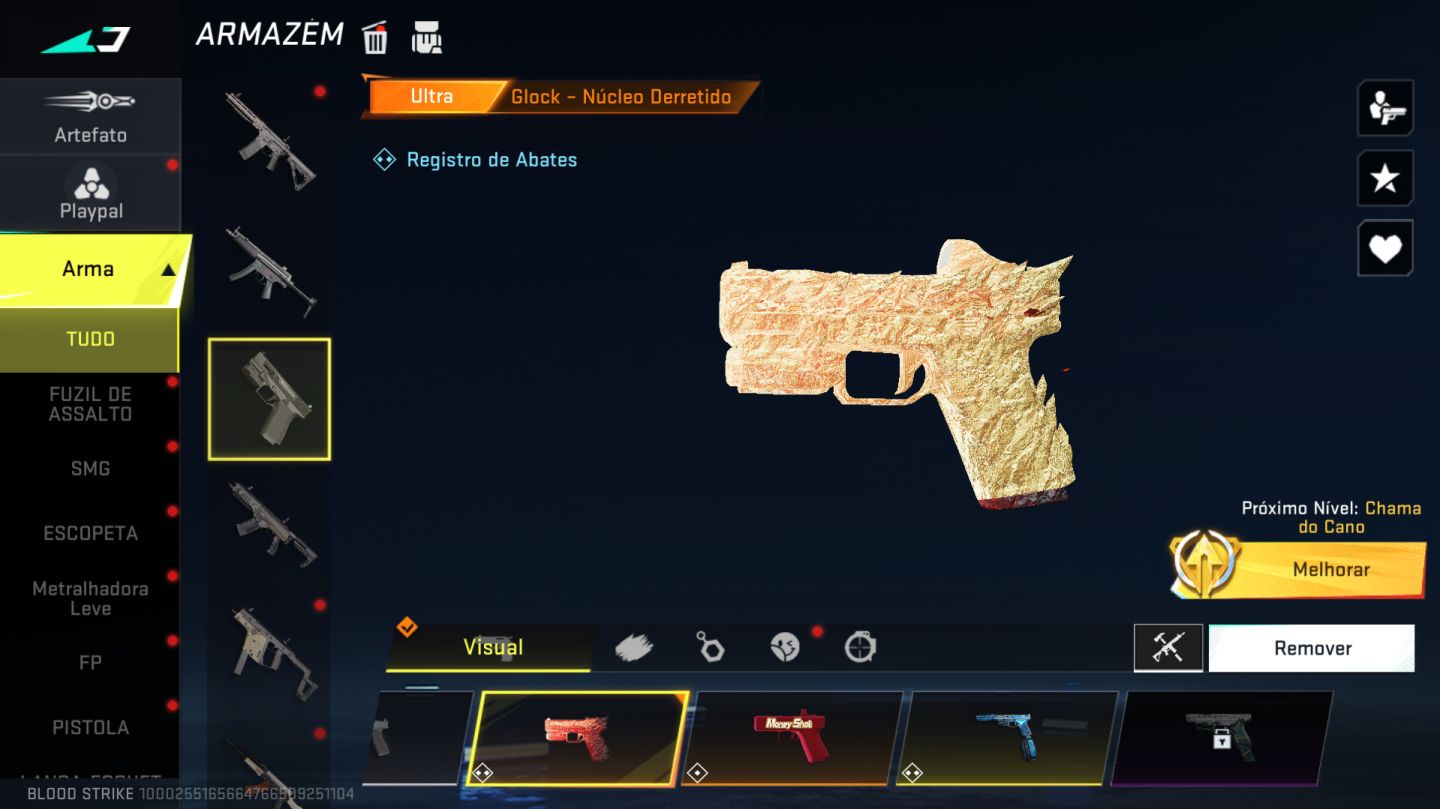 BLOOD STRIKE | LVL 50 | MÍTICO | SCAR EVO | MUITAS SKINS + VISUAIS DE COLAB