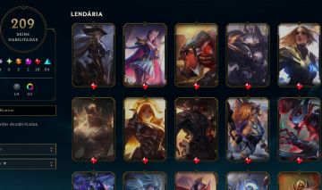 CONTA LOL, EZ PULSIFIRE E DJ SONA, 2 ultimate, 16 lendárias e 84 épicas