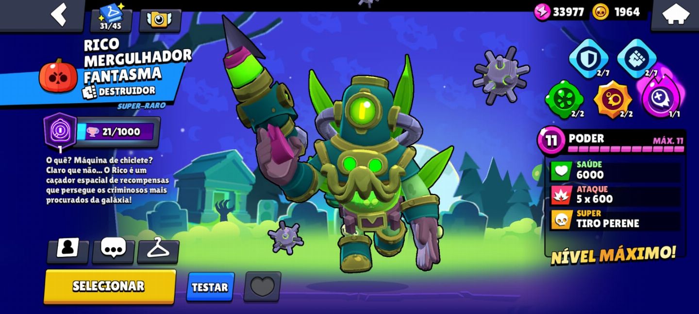 CONTA DE BRAWL STARS, 30K+ DE TROFEUS, SKIN RARAS E MUITO MAIS!